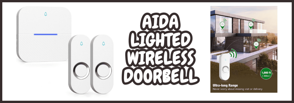 aida lighted wireless doorbell