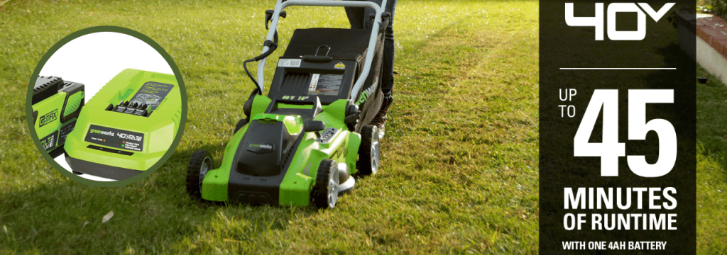 Greenworks 40V 16 Cordless Electric Lawn Mower