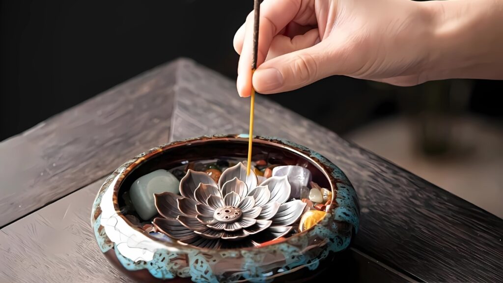 lotus incense holder