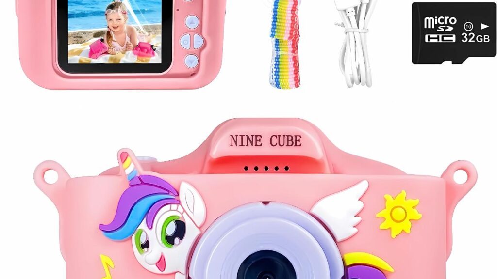 Nine Cube Toy Cameras For Kids