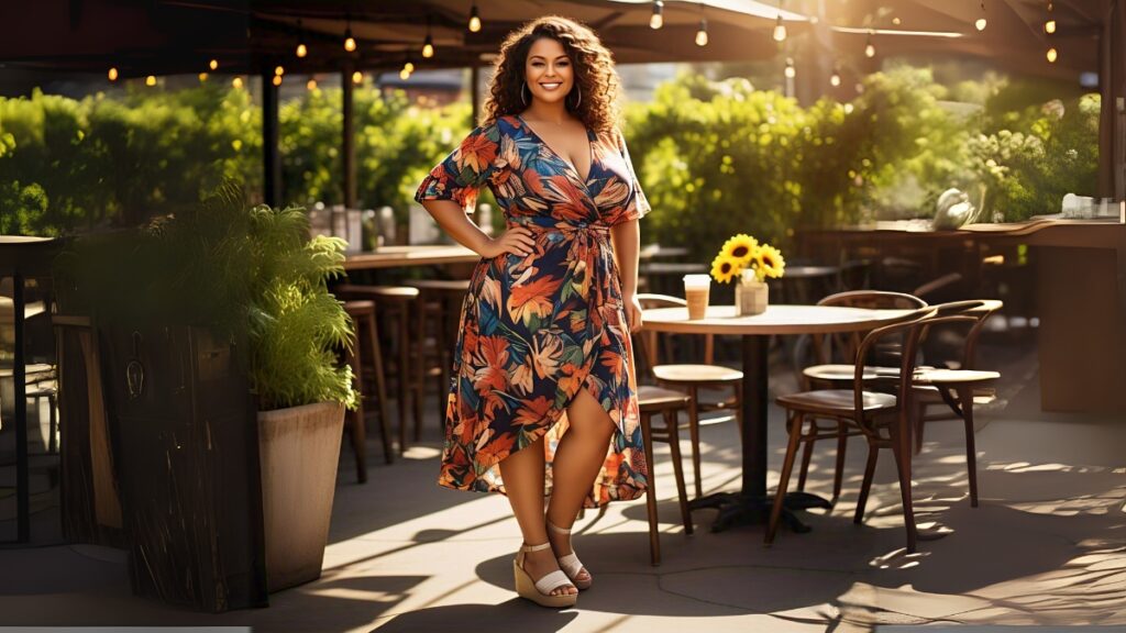 Coffee Date Outfit for curvy women