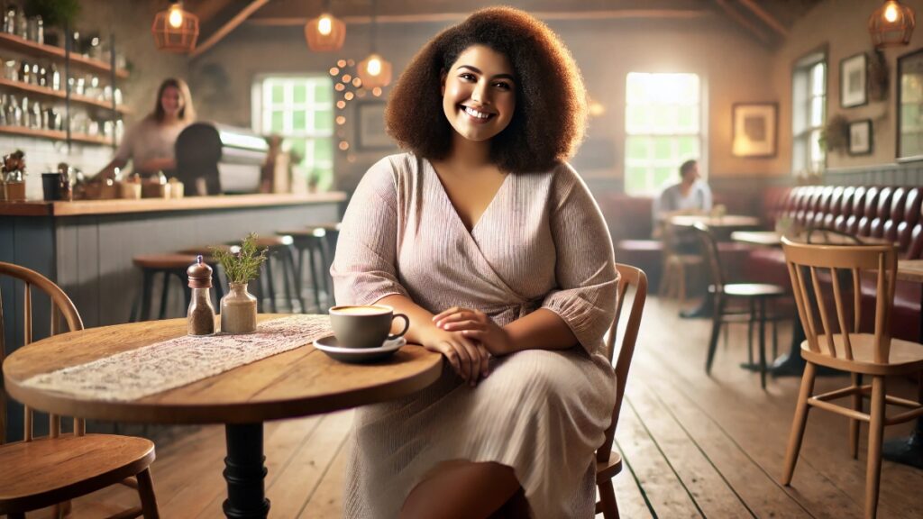 Coffee Date Outfit for curvy women special